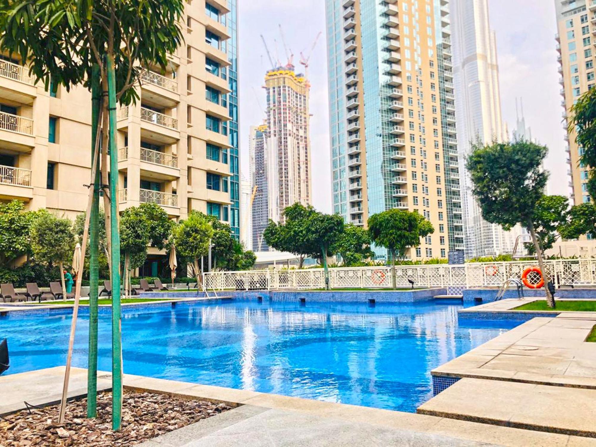 Spectacular Burj Khalifa View 2Br 29 Boulevard Tower 2 Дубай Екстер'єр фото